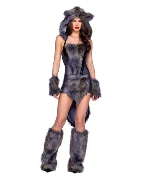 2 Pc Big Bad Wolf Halloween Cosplay Costume
