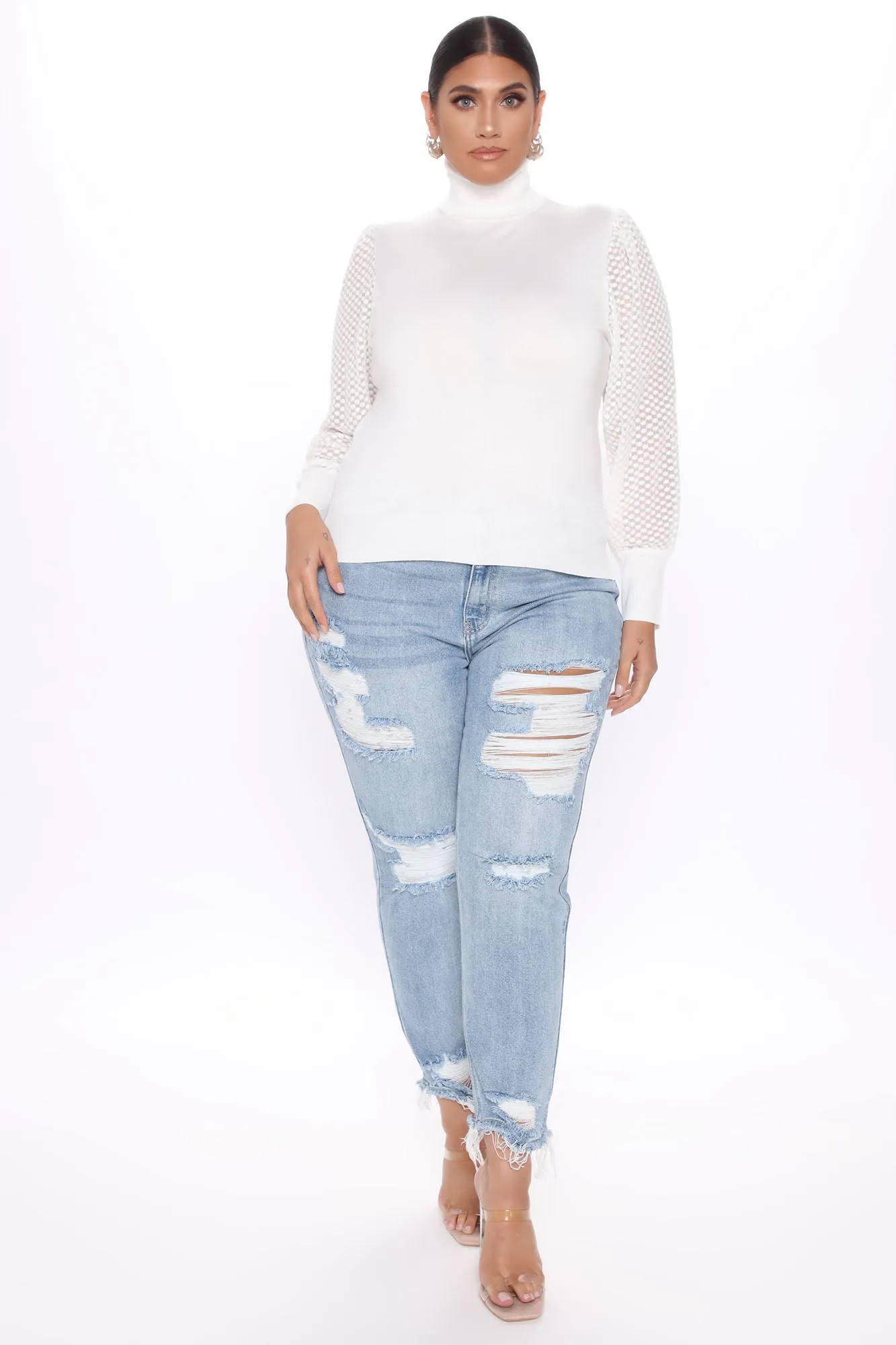 Admire Me Turtleneck Sweater - Ivory