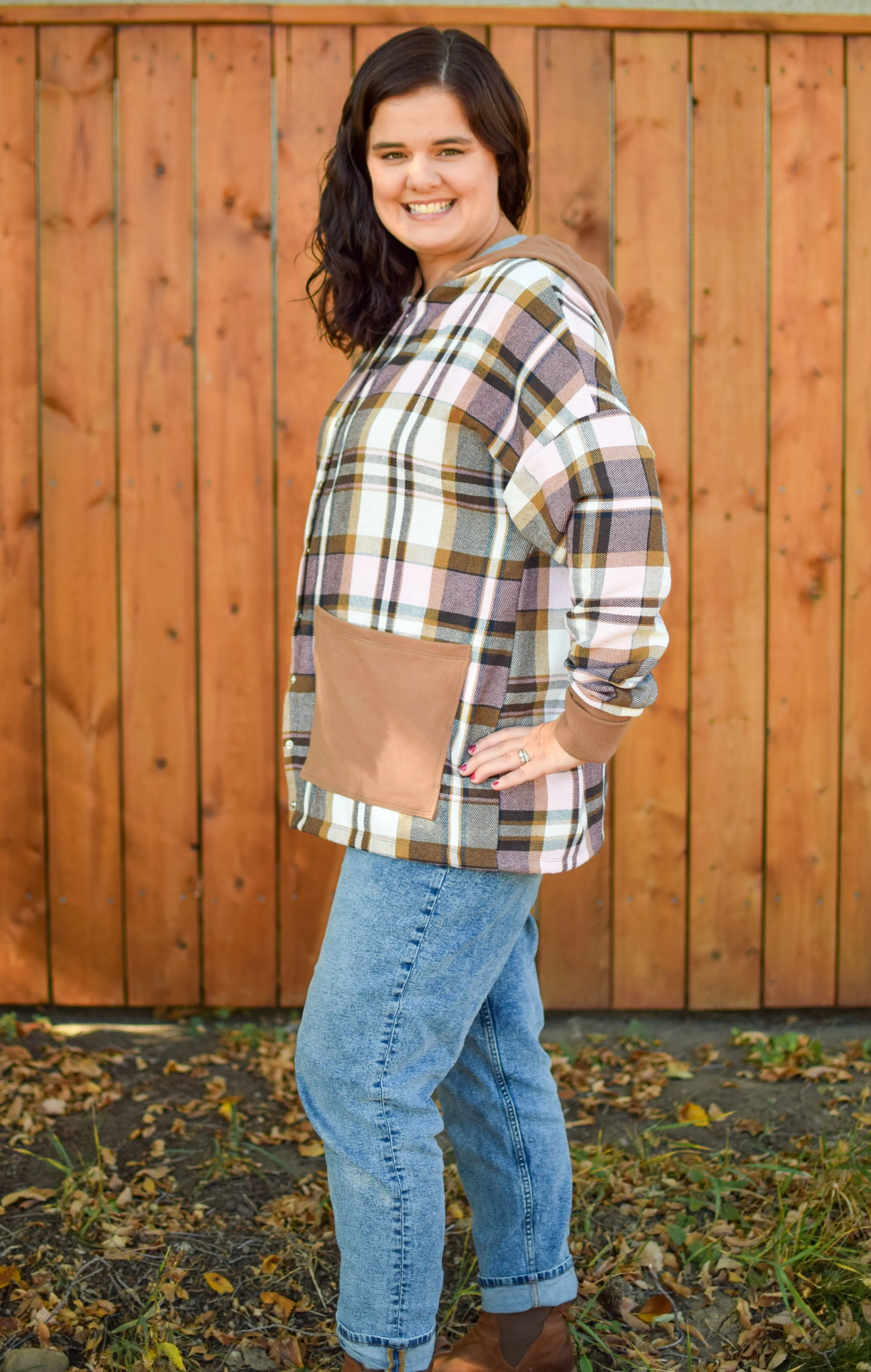 Adult Kodiak Shacket Digital Sewing Pattern Sizes 0-32