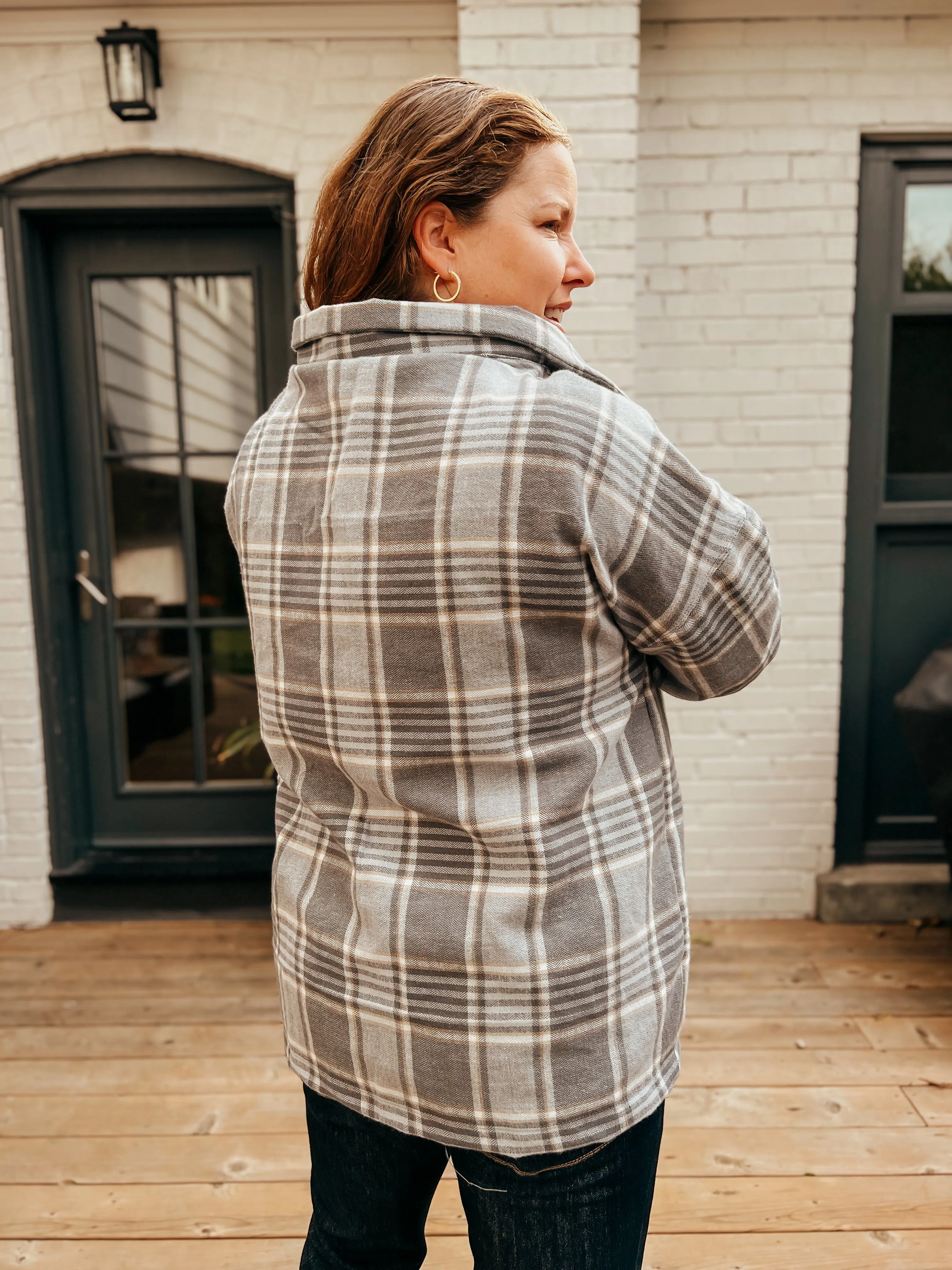 Adult Kodiak Shacket Digital Sewing Pattern Sizes 0-32