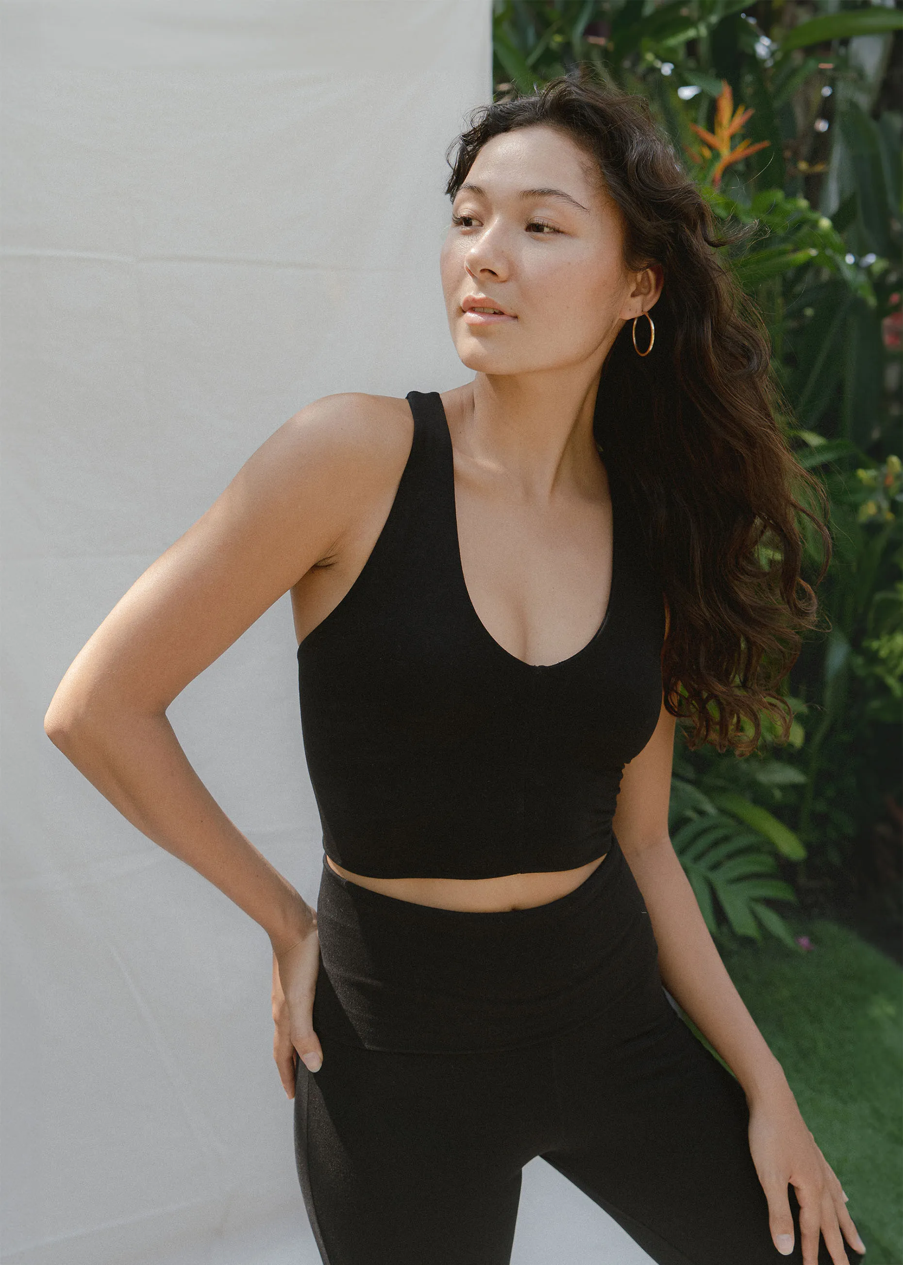 Agni Cross Top Black
