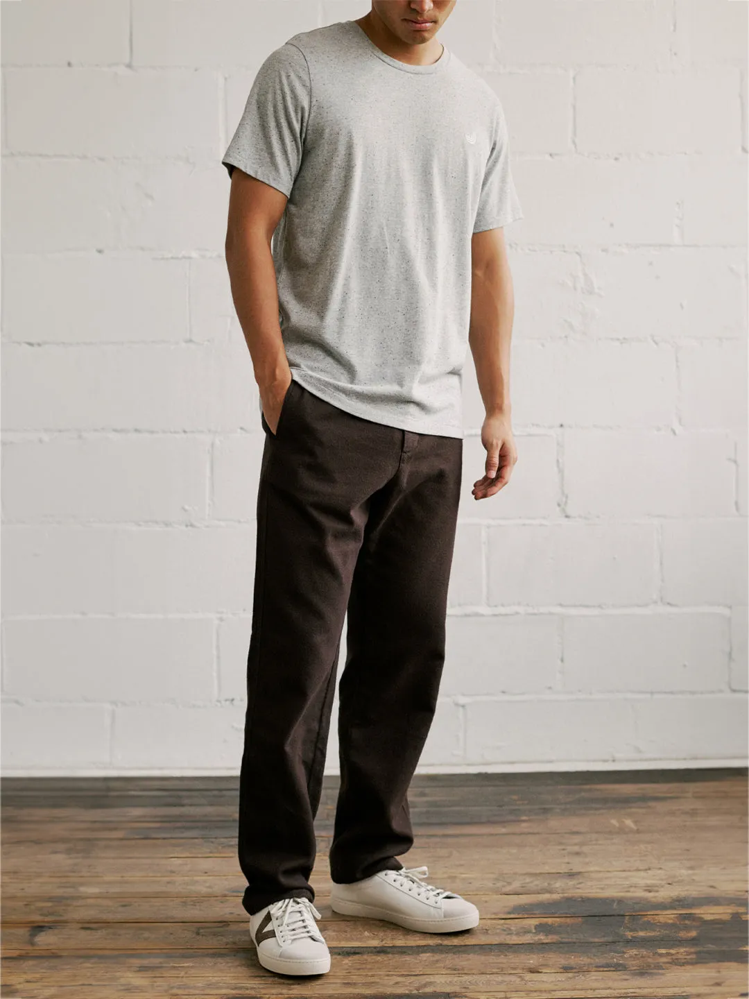 Bird T-Shirt Grey Melange