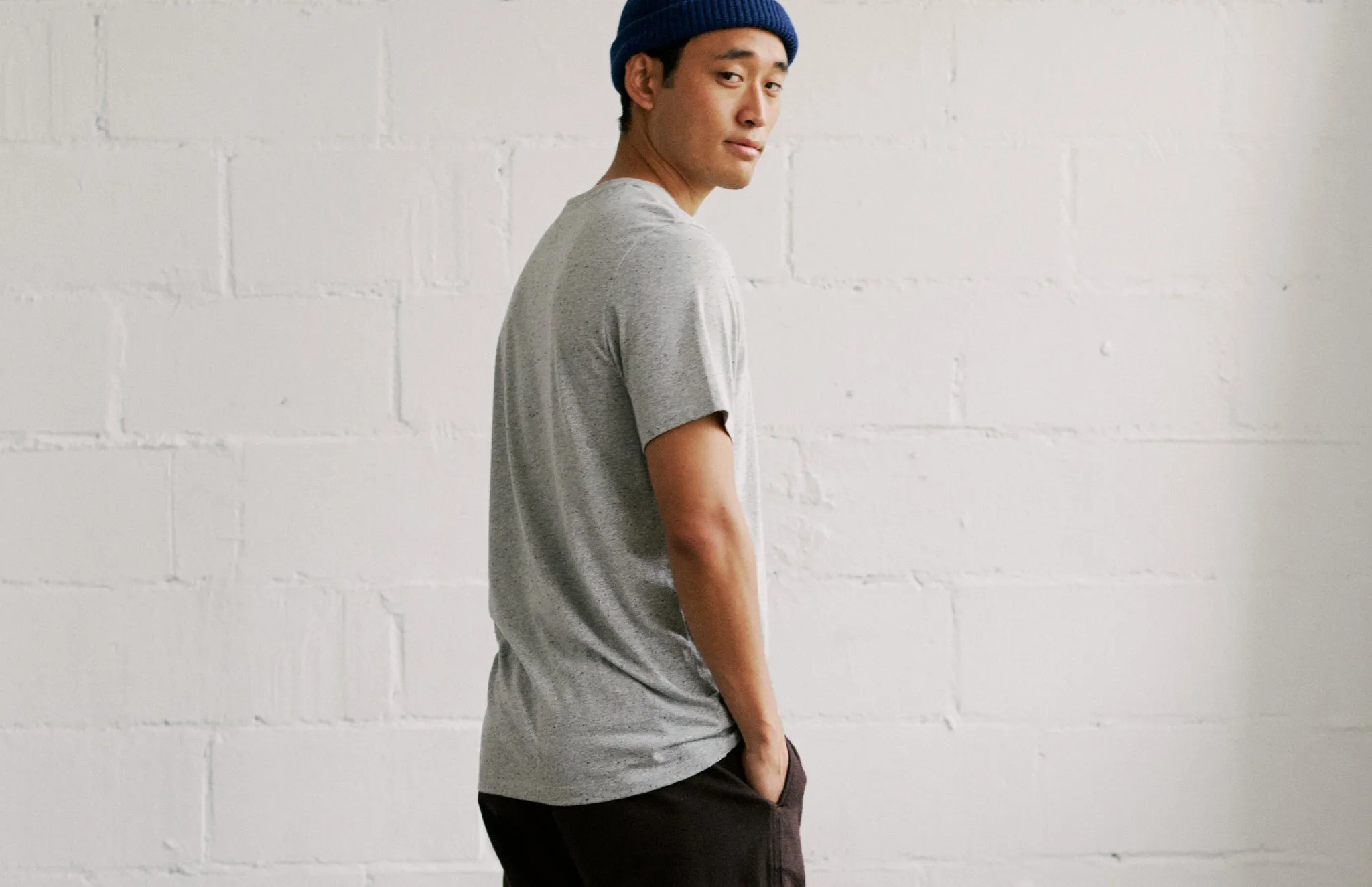 Bird T-Shirt Grey Melange