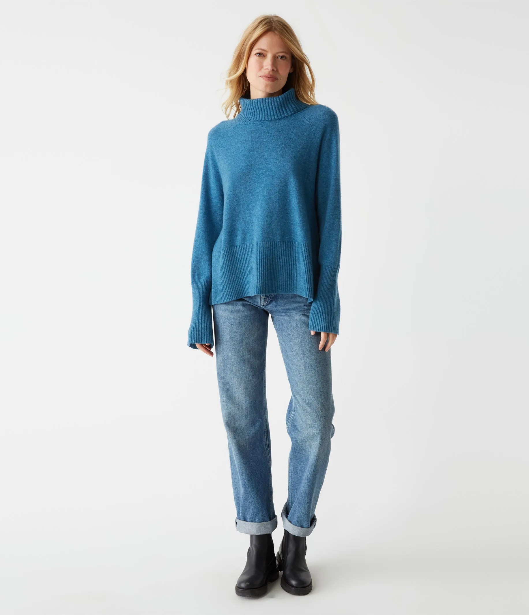 Blaire Turtleneck Cashmere Sweater