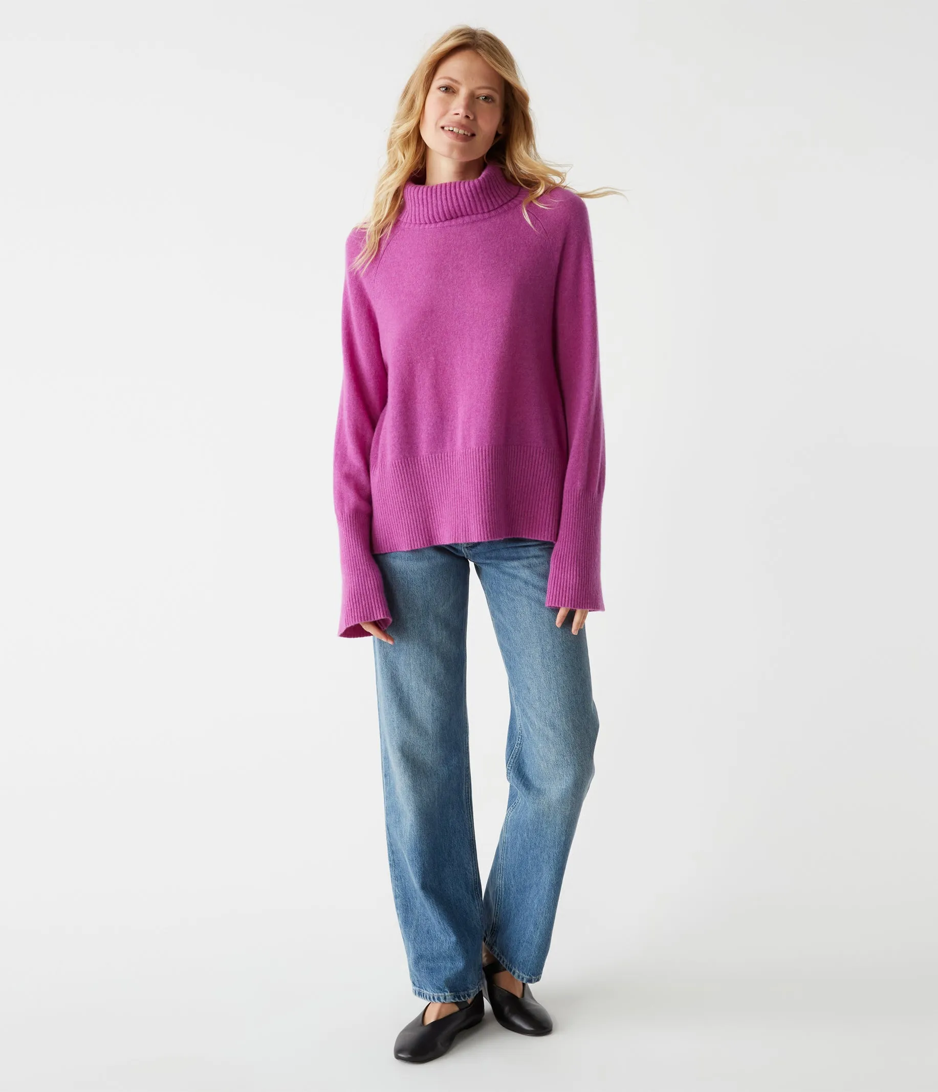 Blaire Turtleneck Cashmere Sweater