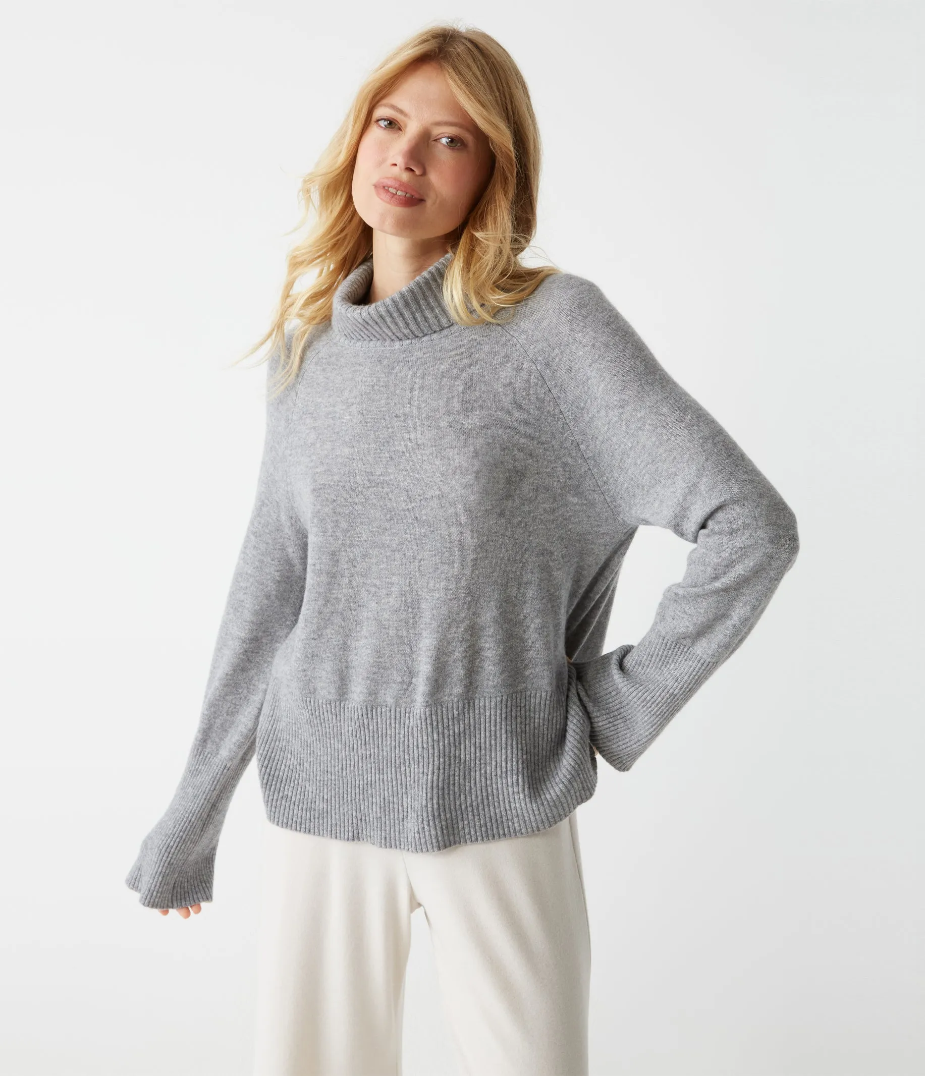 Blaire Turtleneck Cashmere Sweater