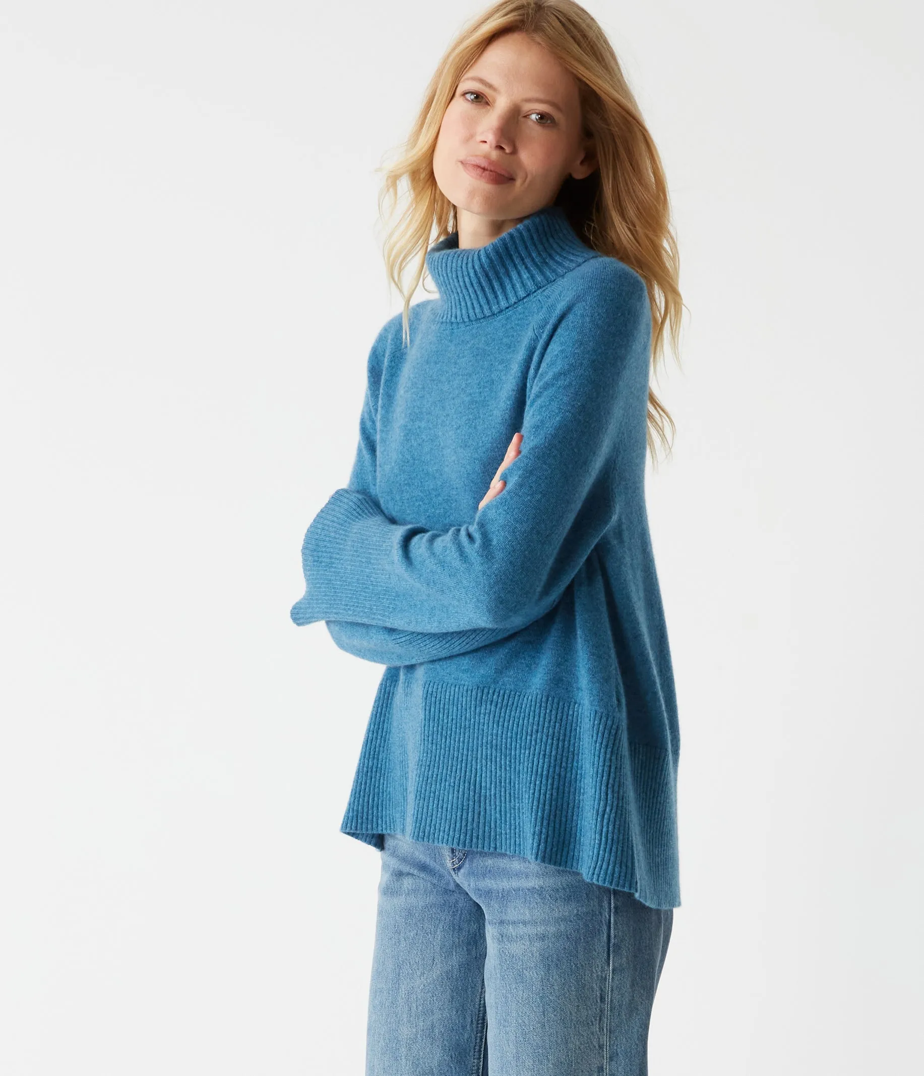 Blaire Turtleneck Cashmere Sweater