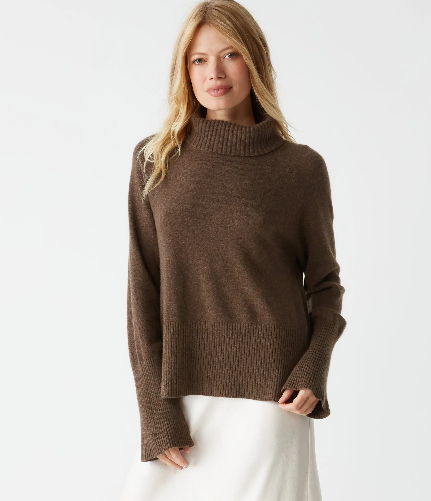 Blaire Turtleneck Cashmere Sweater