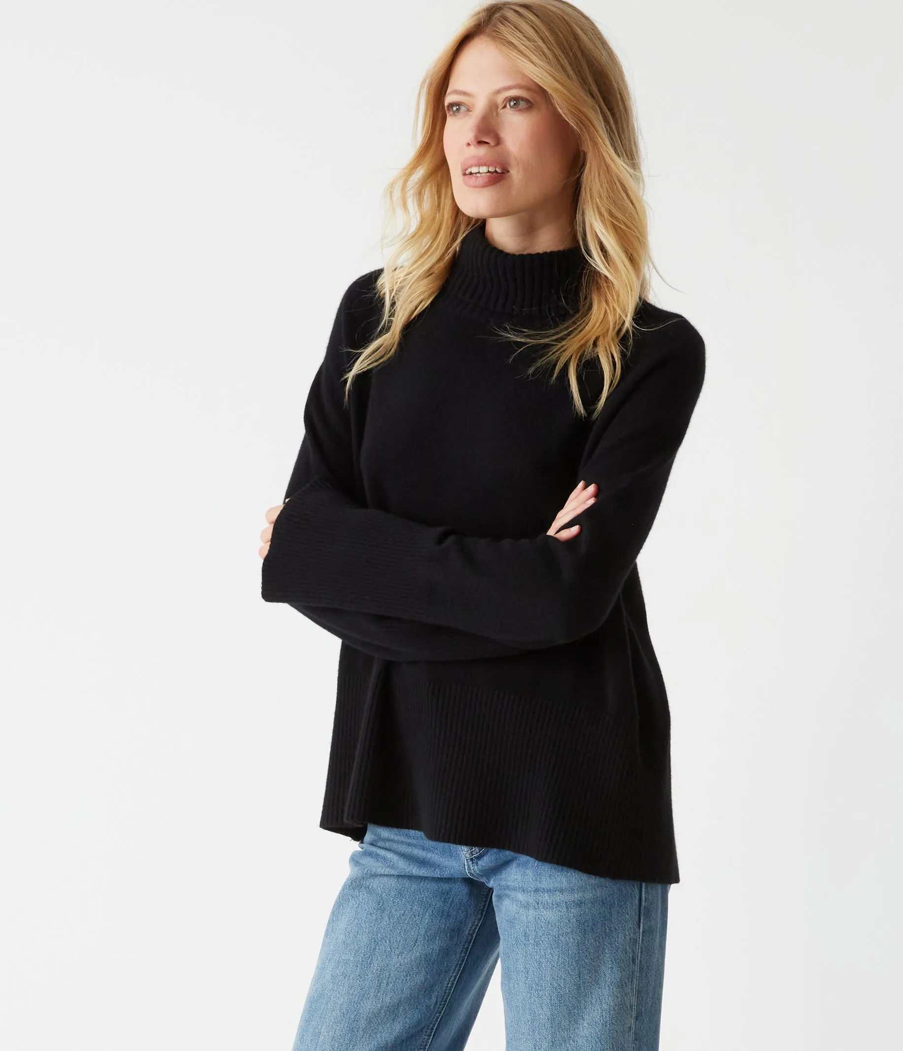 Blaire Turtleneck Cashmere Sweater