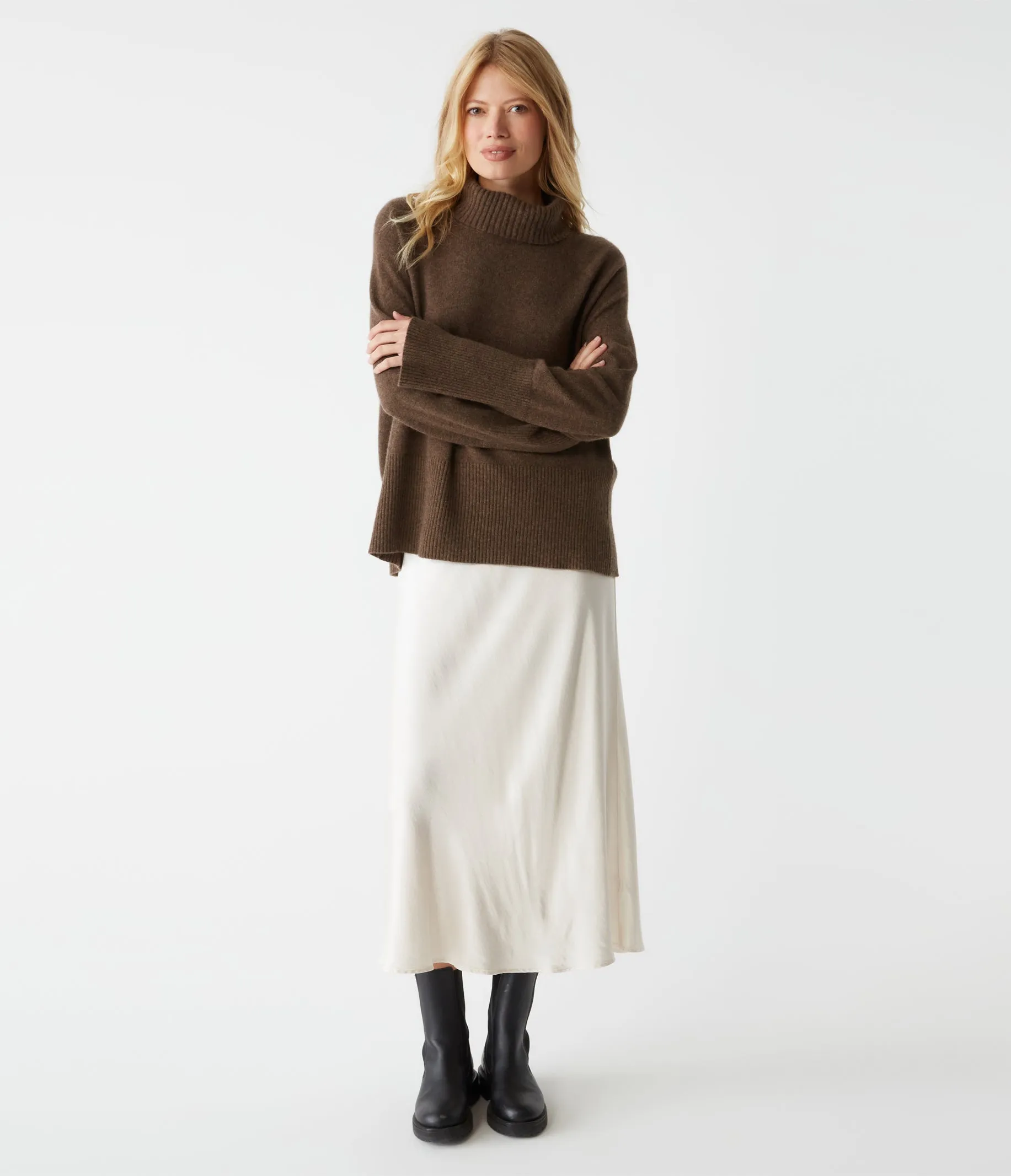 Blaire Turtleneck Cashmere Sweater