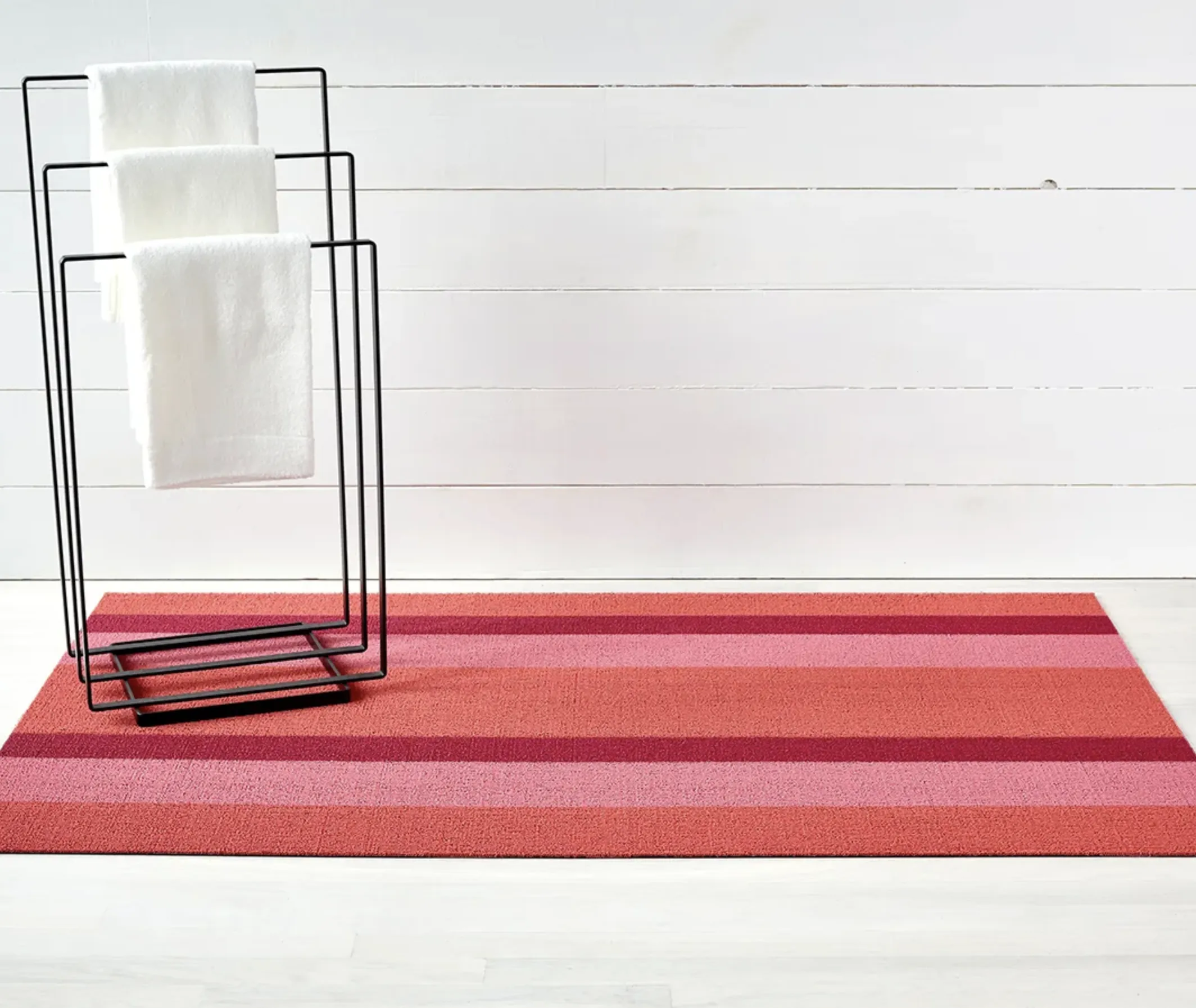 Bold Stripe Shag Floormat - More Options
