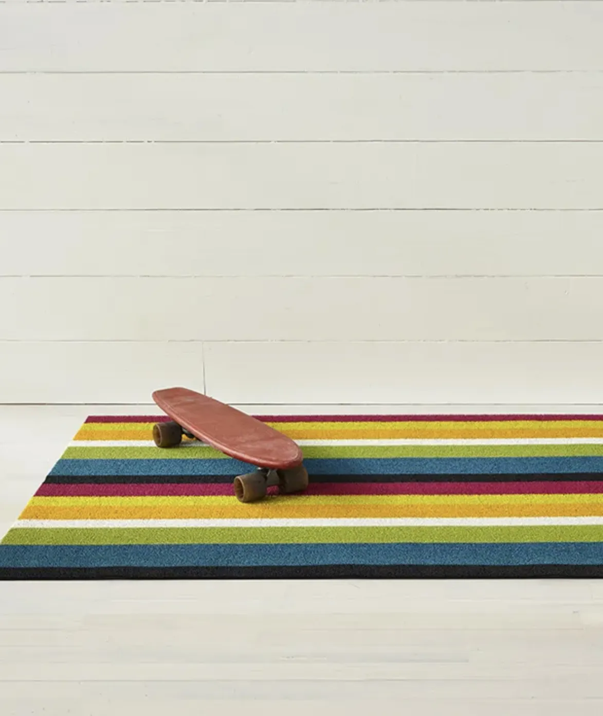 Bold Stripe Shag Floormat - More Options