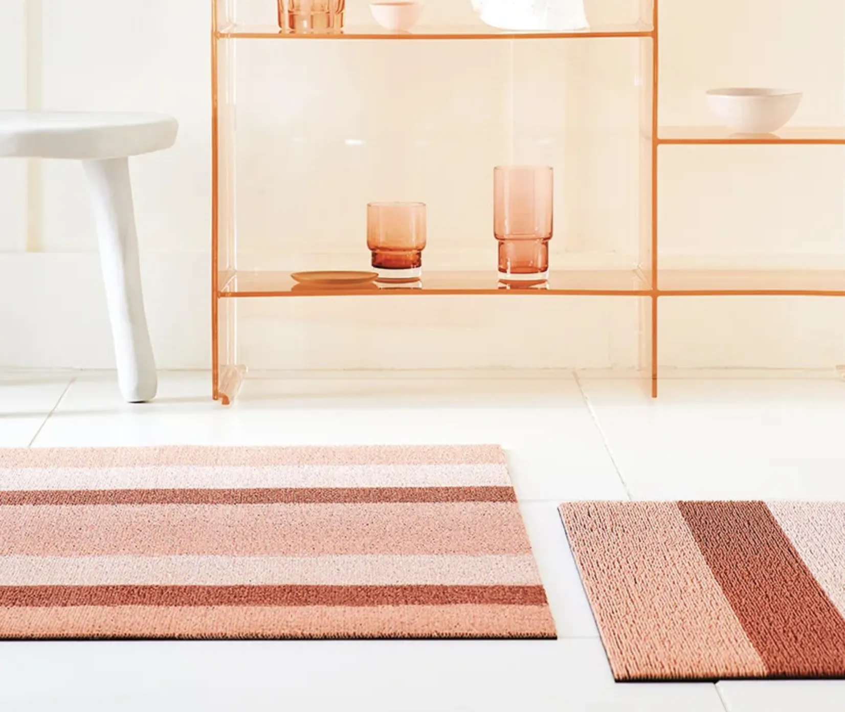 Bold Stripe Shag Floormat - More Options