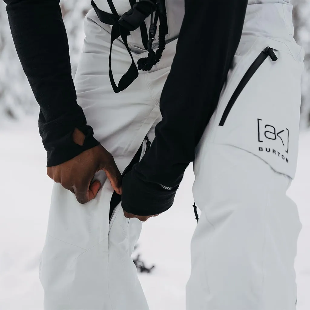 Burton 2024 AK Gore Cyclic Bib - Grey Cloud