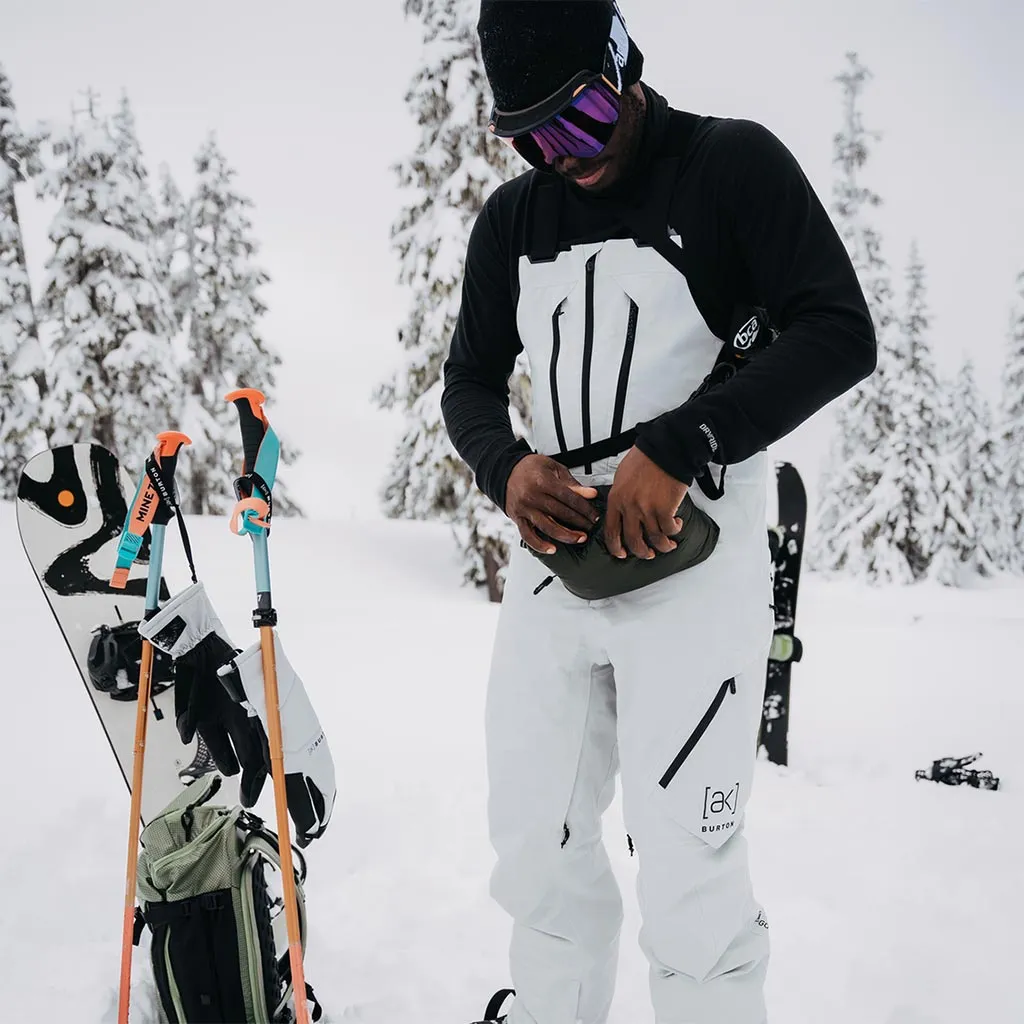 Burton 2024 AK Gore Cyclic Bib - Grey Cloud
