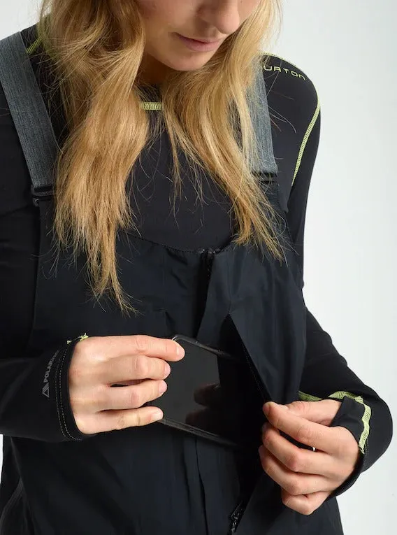 Burton Women's [ak] Kimmy GORE-TEX 2L Bib Pants True Black 2023