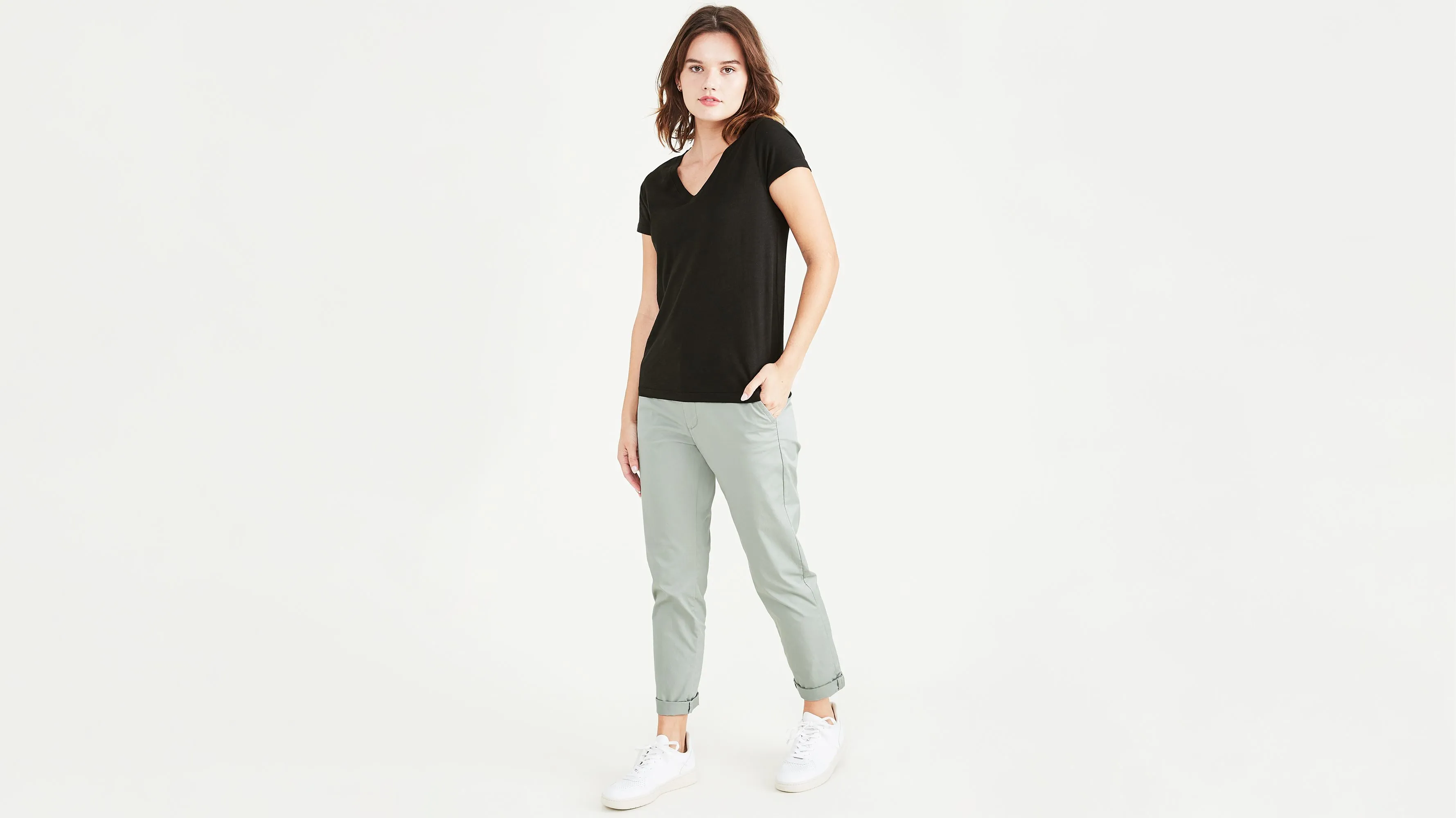 Favorite V-Neck Tee Shirt, Slim Fit