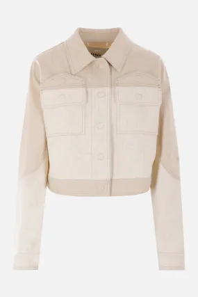 FF Print Denim Jacket