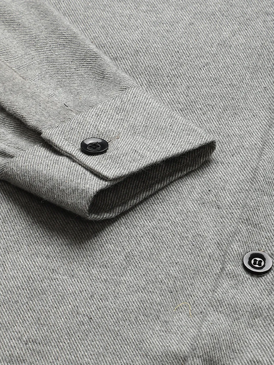 Flannel Double Kangaroo Pocket Oversized Unisex Shacket