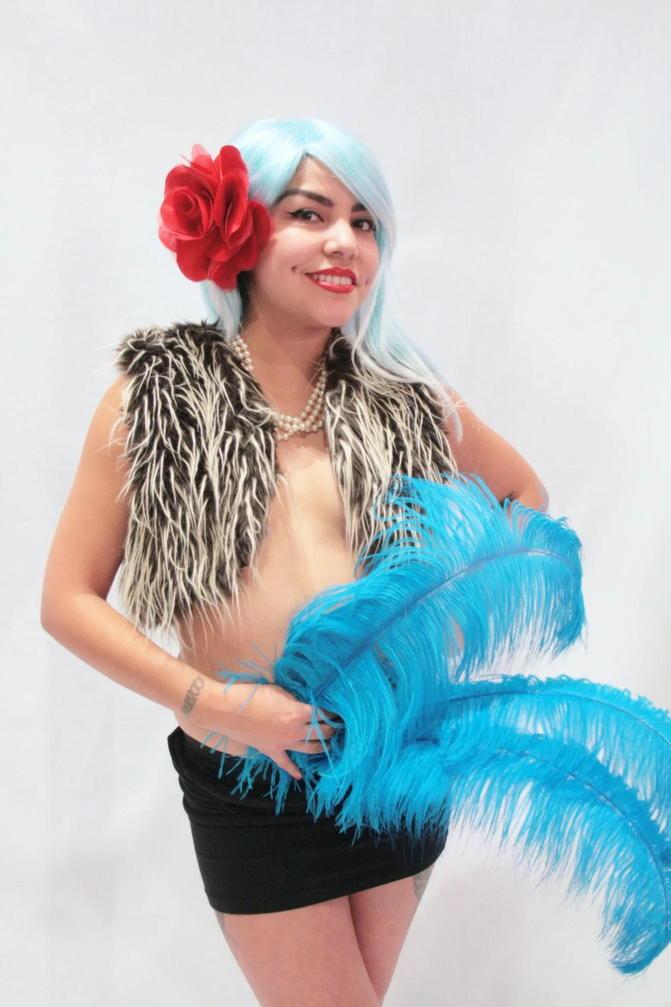 Fur Bolero Vest (High-End Natural)