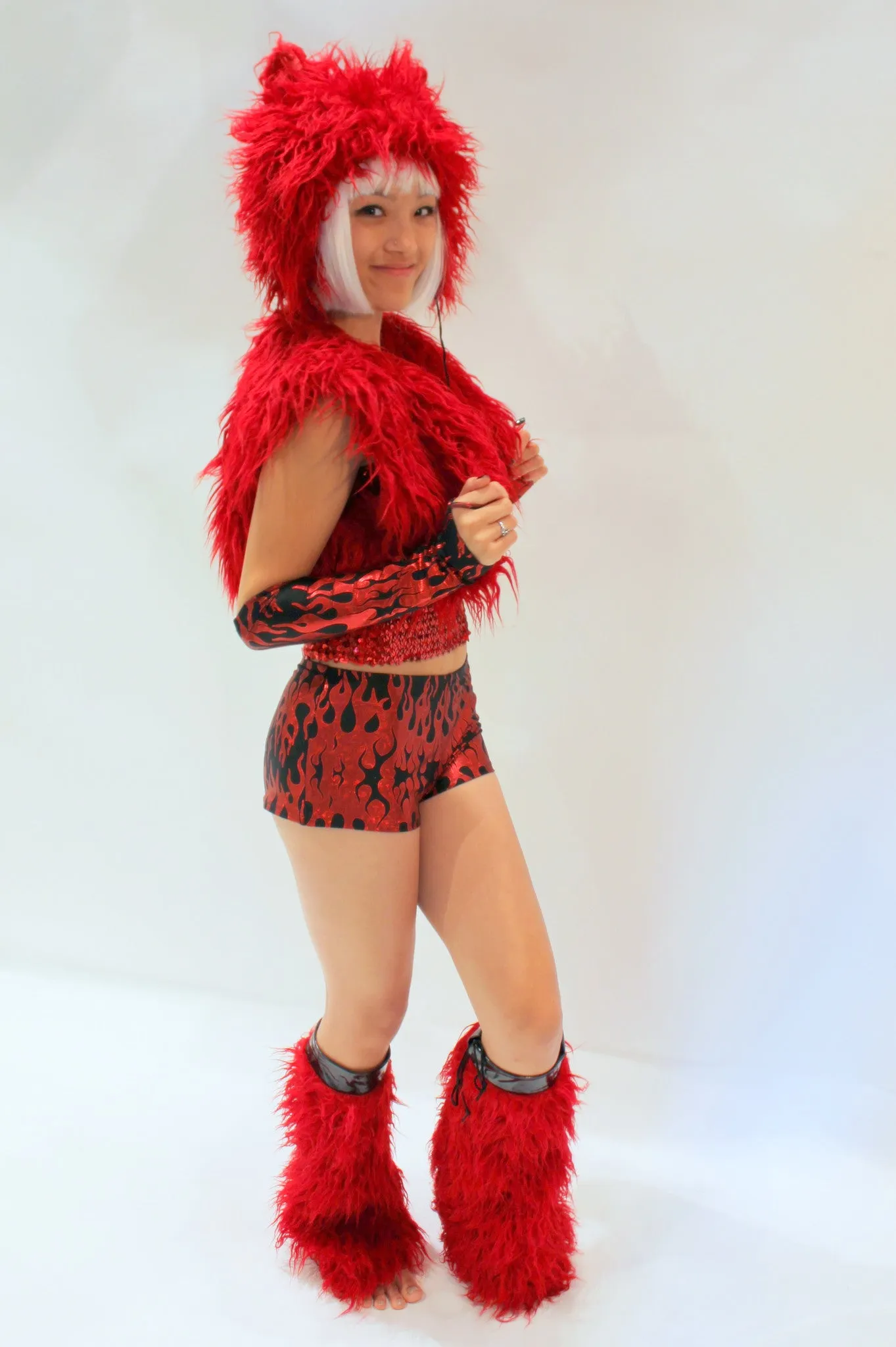 Fur Bolero Vest (High-End Natural)