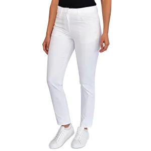 Glenmuir Women's Kaley Lightweight Stretch Performance Golf Trousers - White Glenmuir Women's Kaley Lightweight Stretch Performance Golf Trousers - White