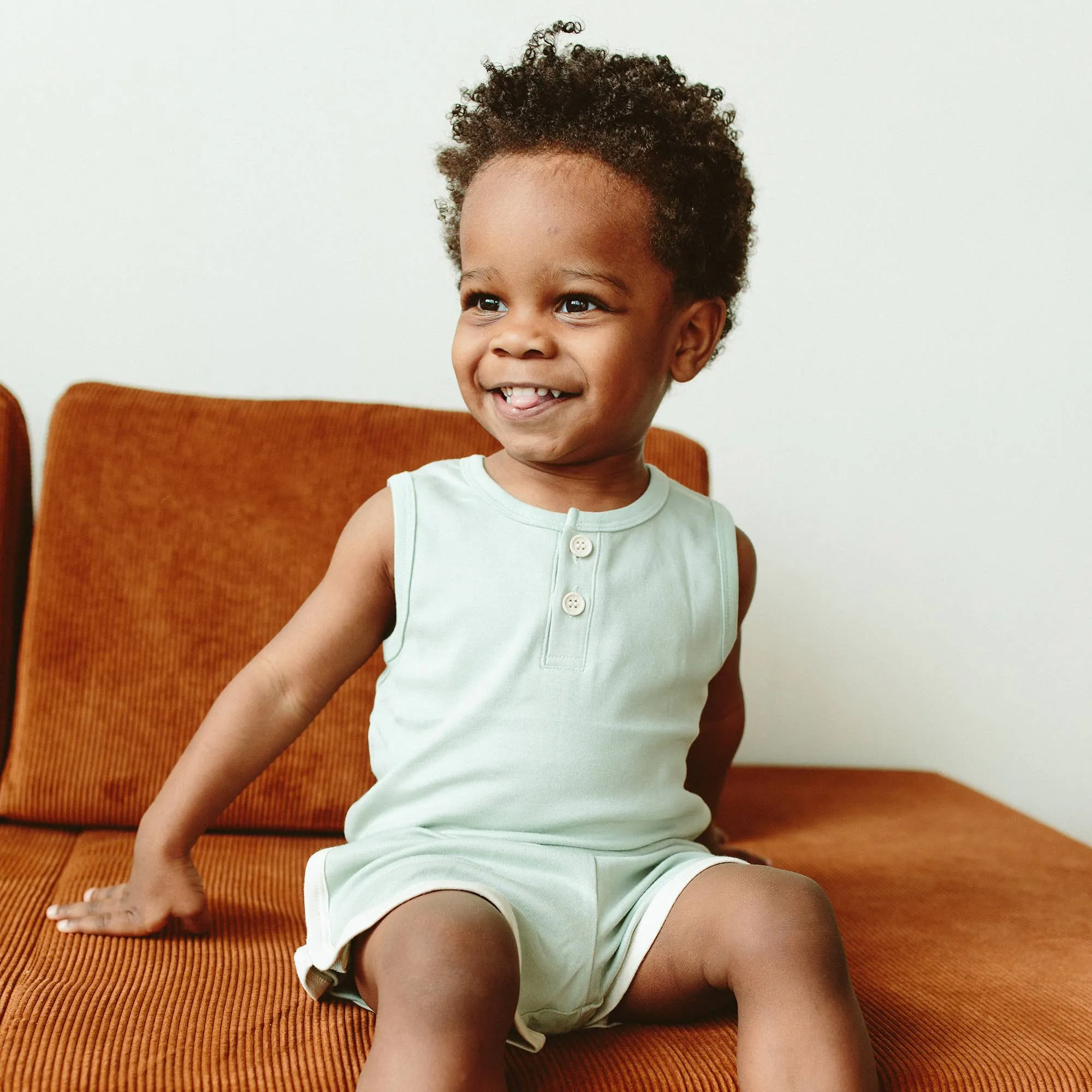 goumikids - Viscose Bamboo Organic Cotton Tank Top - Swell 12-18 months