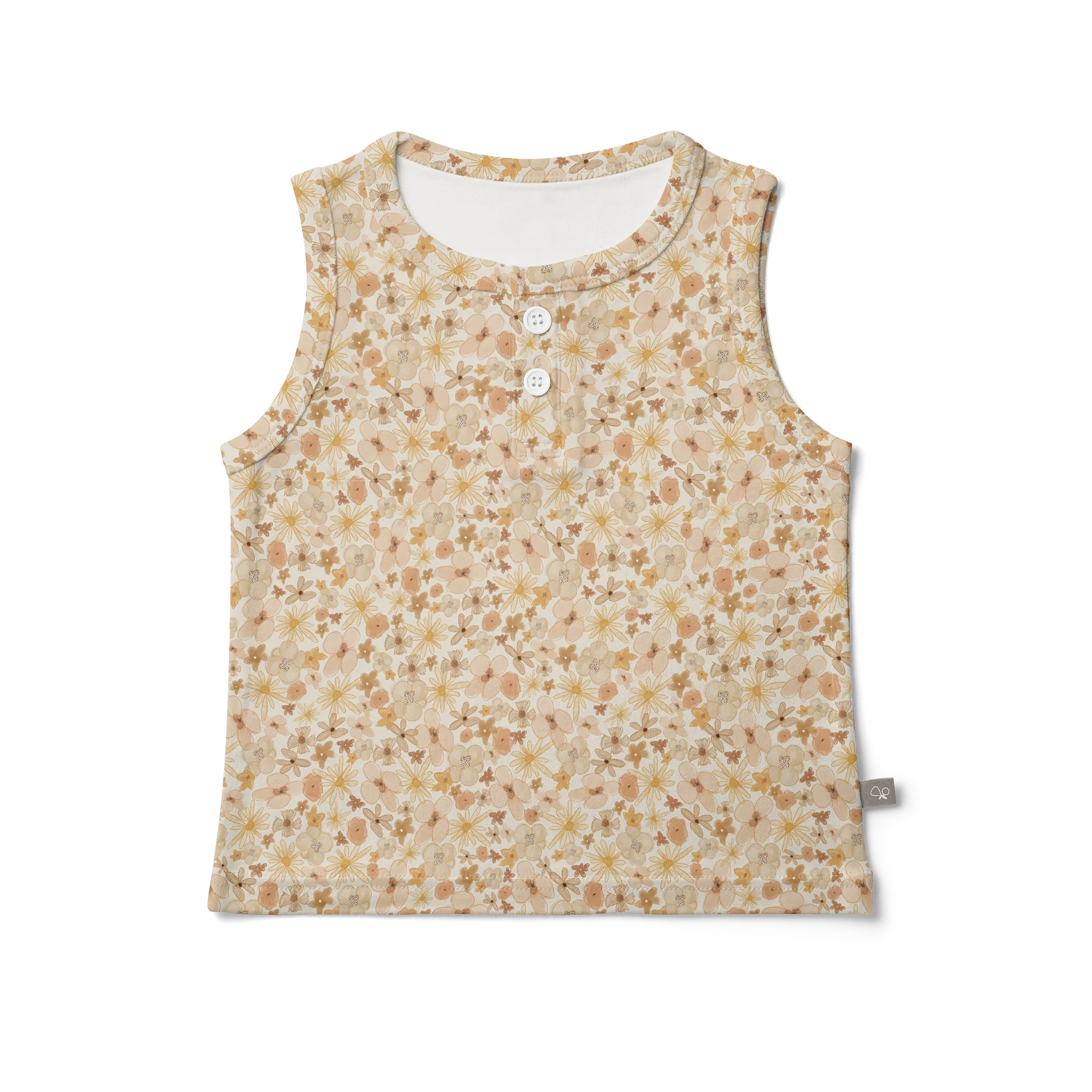 goumikids - Viscose Organic Cotton Tank Top - Wildflowers 18-24 months