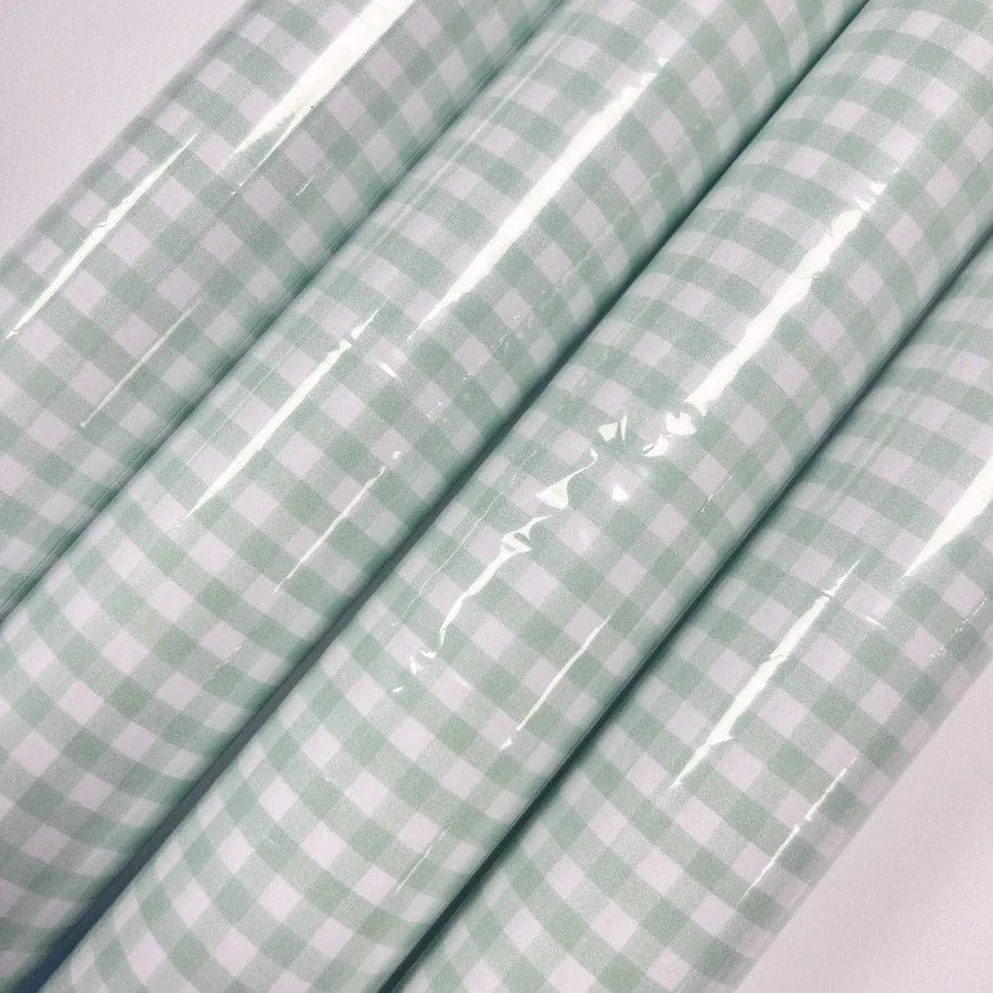 Green Gingham Runner