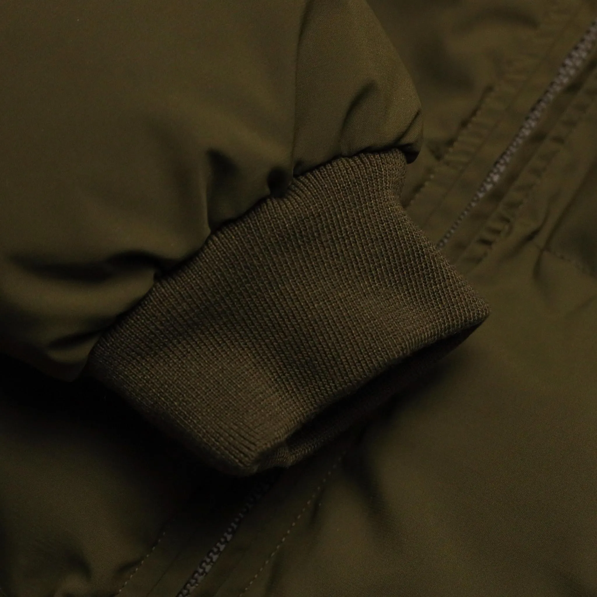 HOMME  Rubber Patch Puffer Jacket Army