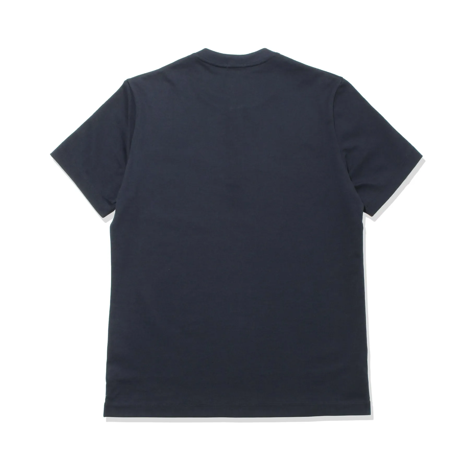 Hybrid Cotton Tailored Henley Neck T-shirt Color: Navy