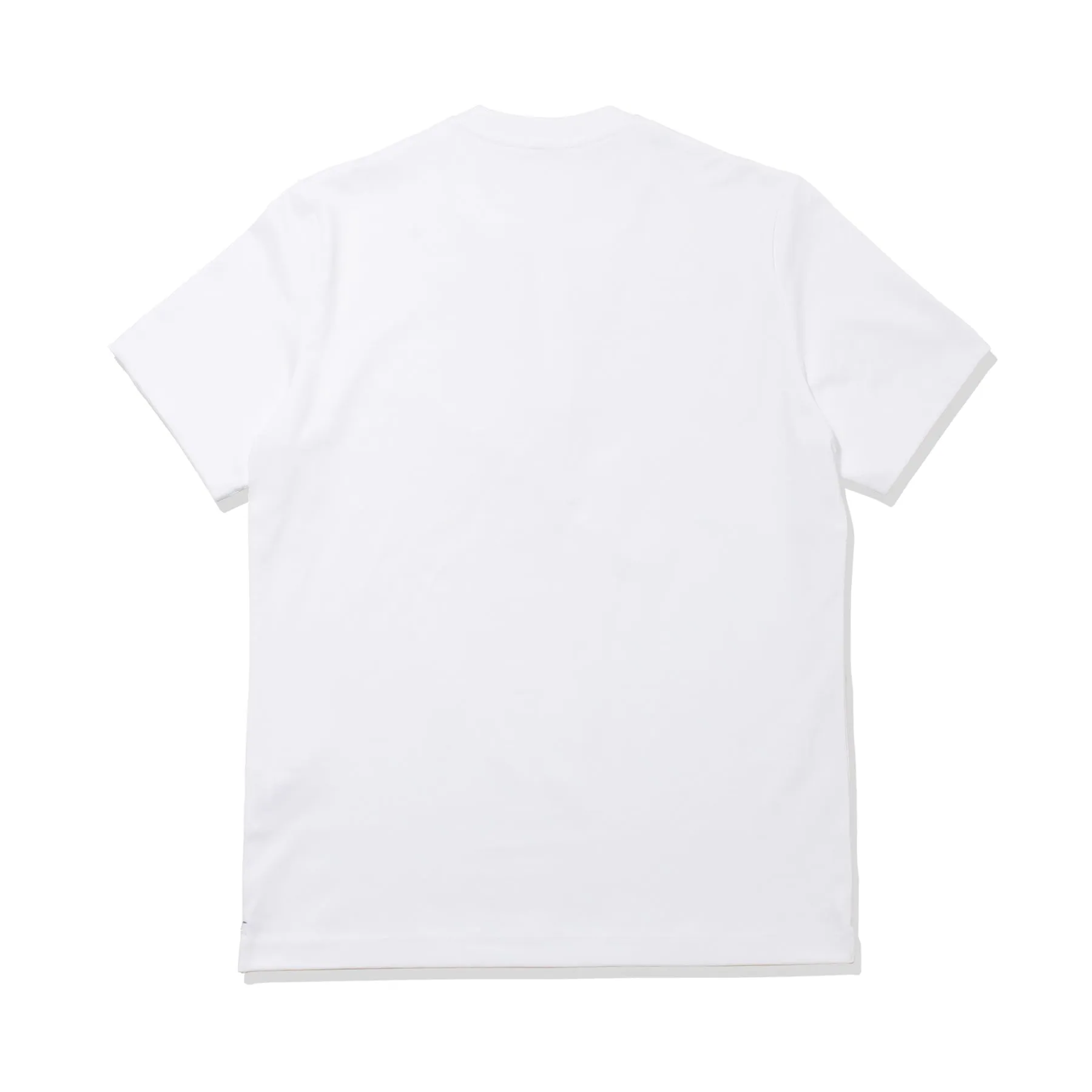Hybrid Cotton Tailored Henley Neck T-shirt Color: White