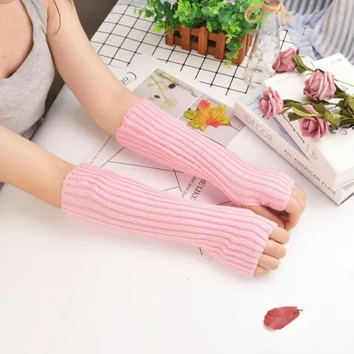 Japanese Lolita Sweet Girl Leg Warmer Knit Socks Wool Ball Knitted