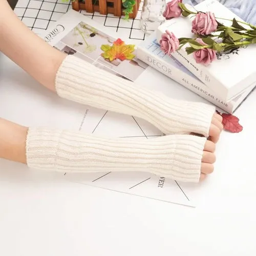 Japanese Lolita Sweet Girl Leg Warmer Knit Socks Wool Ball Knitted