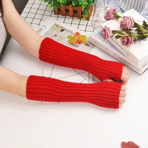 Japanese Lolita Sweet Girl Leg Warmer Knit Socks Wool Ball Knitted