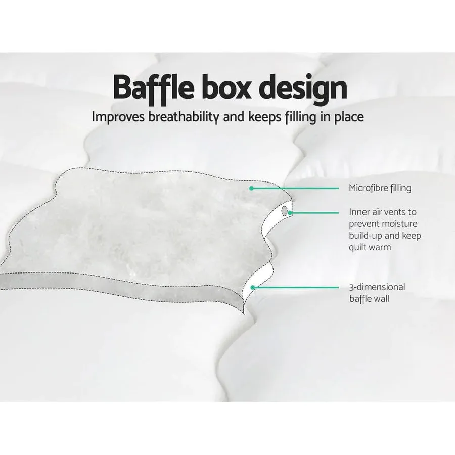 King Premium Package | Trinity Bed Charcoal, Algarve Euro Top Mattress (Medium Firm) & Deluxe Mattress Topper!