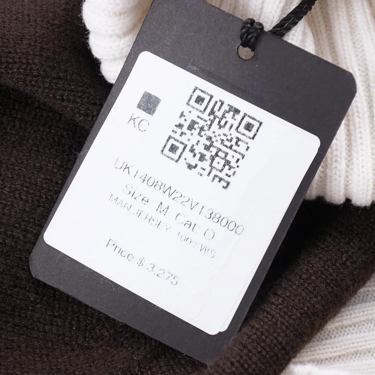 Kiton Contrast Knit Cashmere Sweater