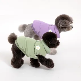 Korean Design Daisy Puffer Jacket