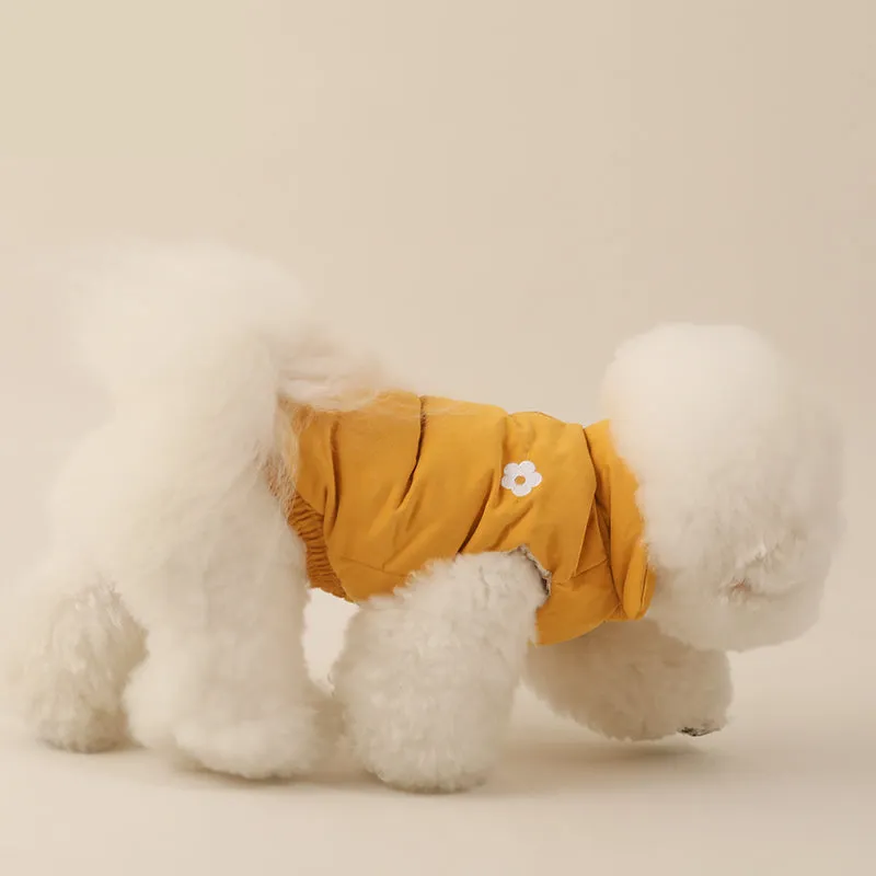 Korean Design Daisy Puffer Jacket