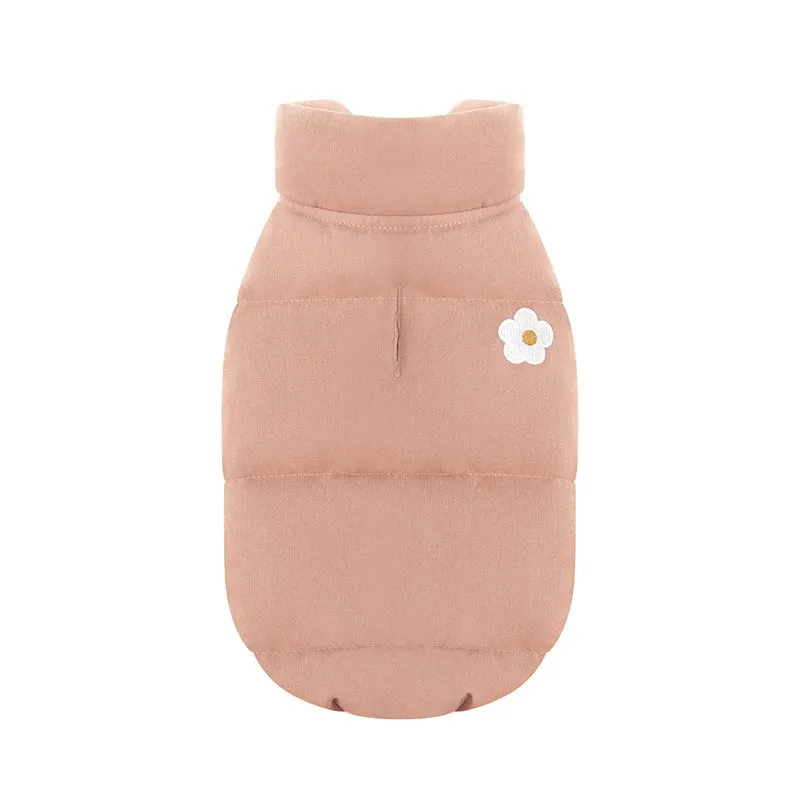 Korean Design Daisy Puffer Jacket