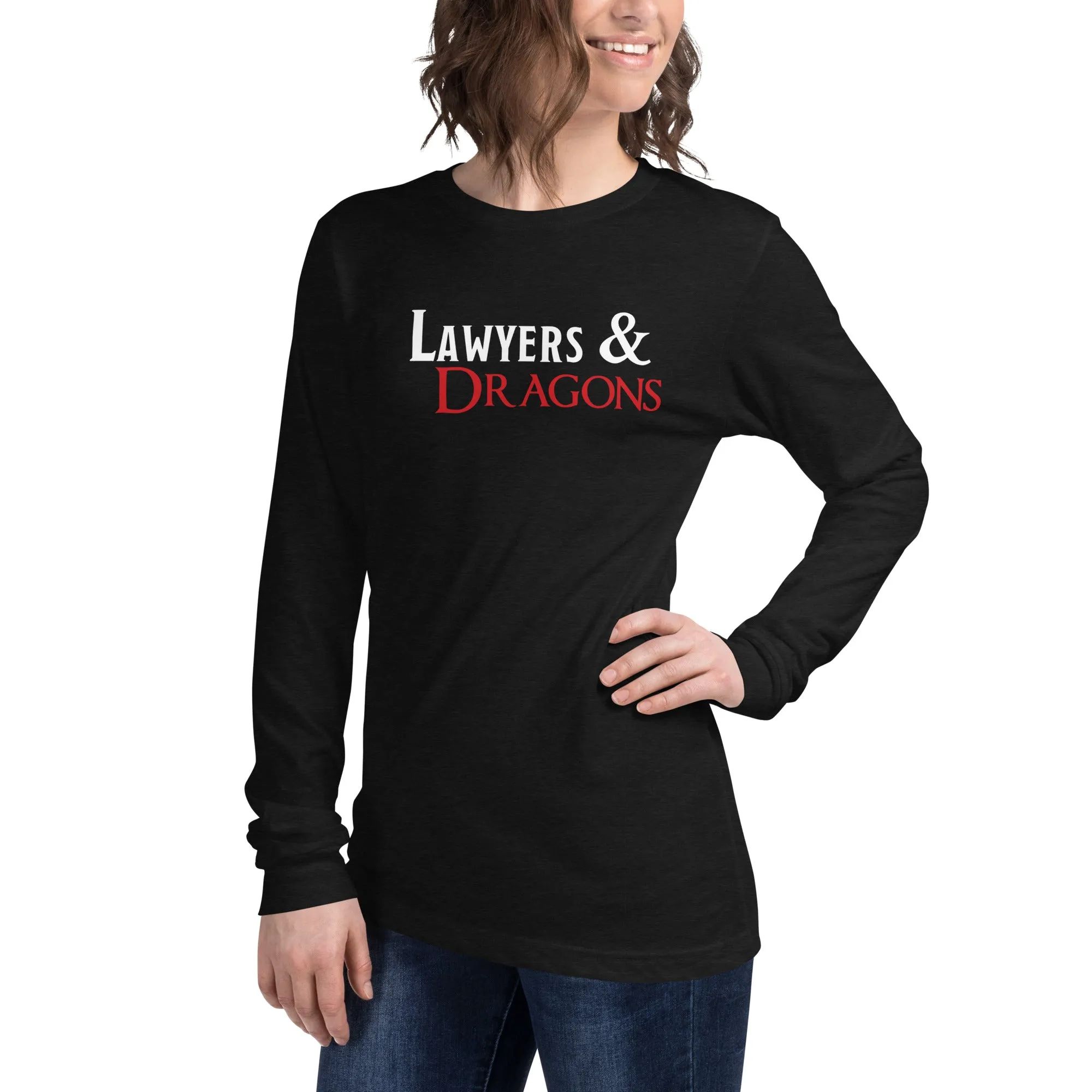 Lawyers & Dragons - Logo Title - Long Sleeve Tee
