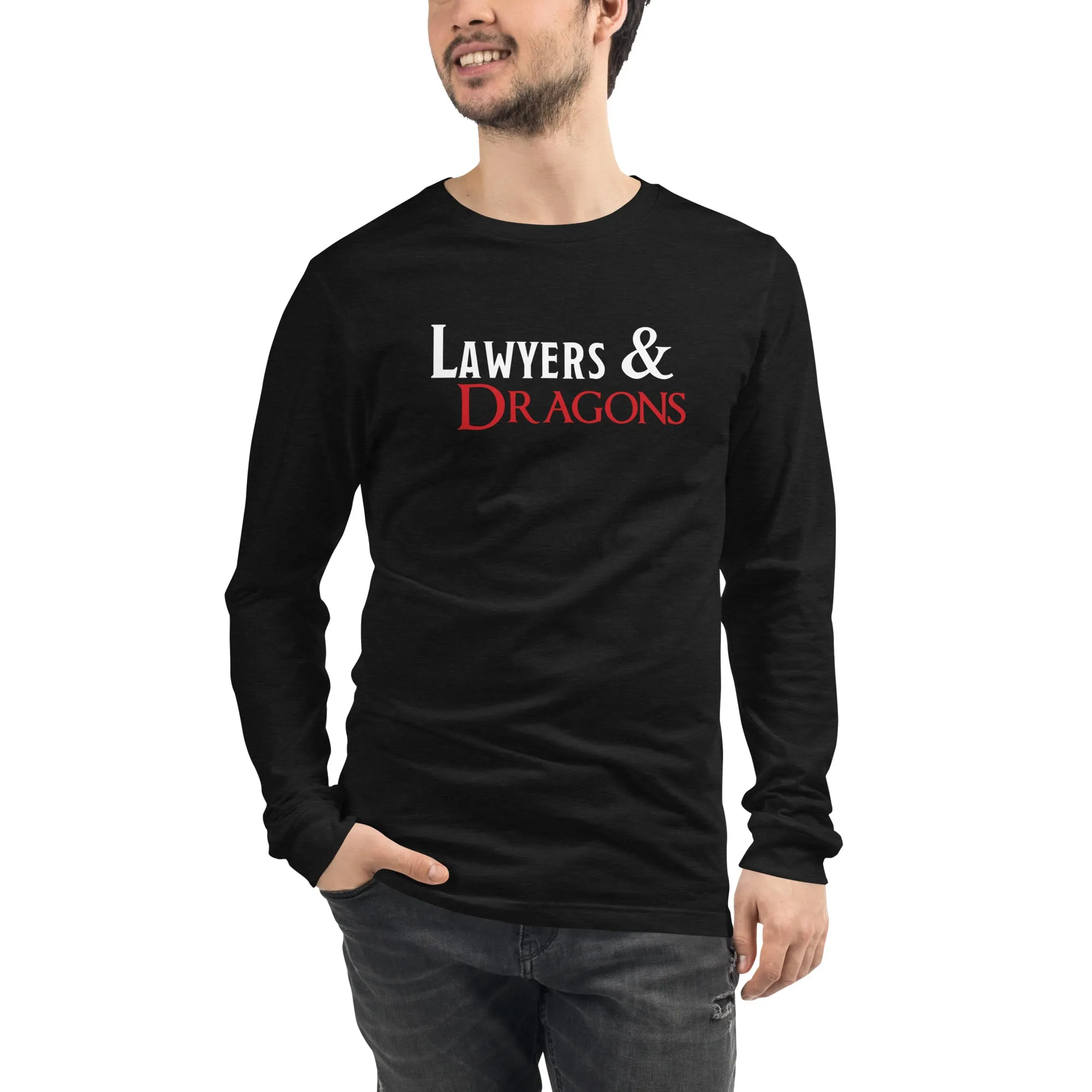 Lawyers & Dragons - Logo Title - Long Sleeve Tee