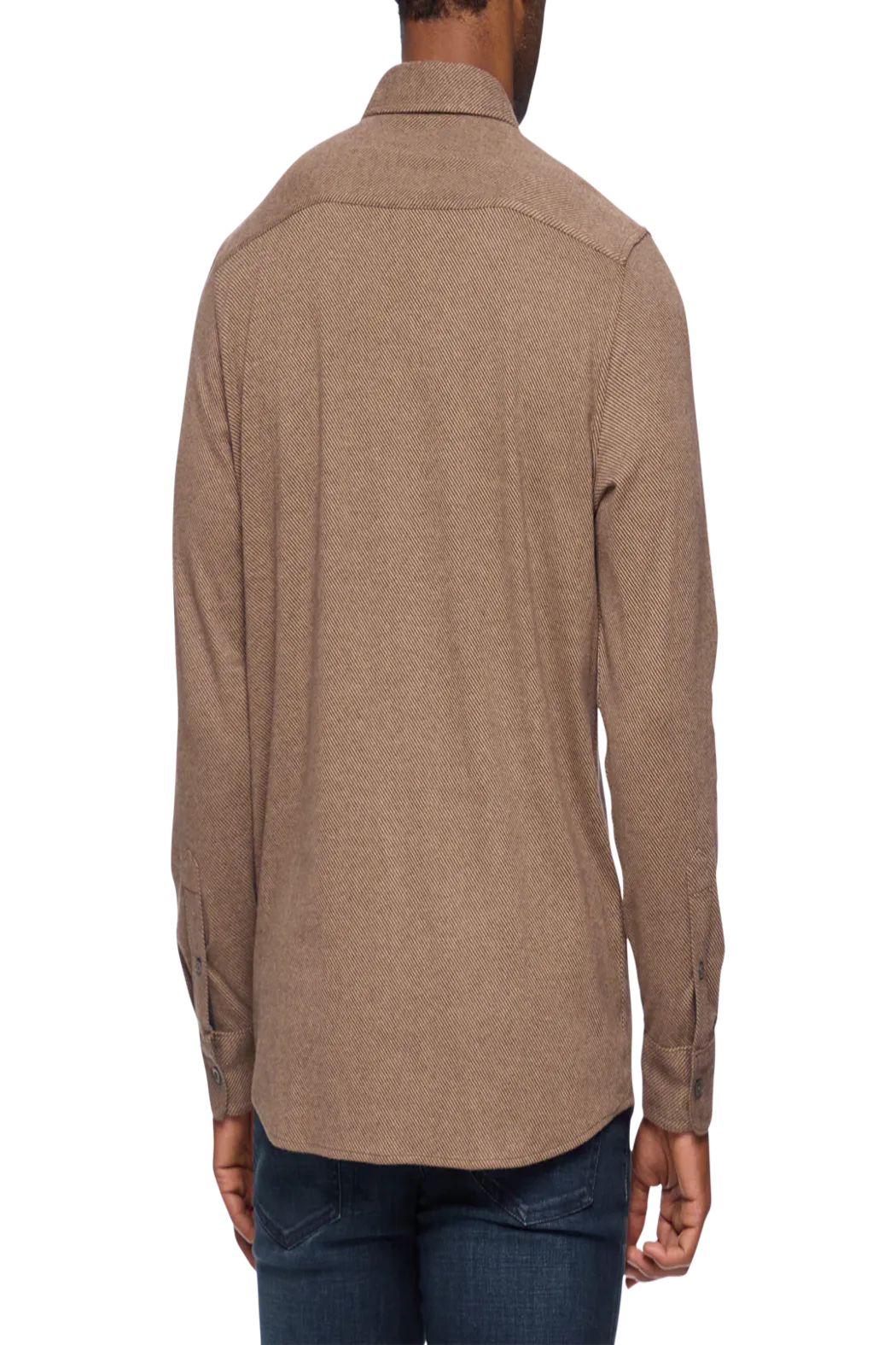 MadeFlex Hero Solid Twill Knit Flannel Shirt