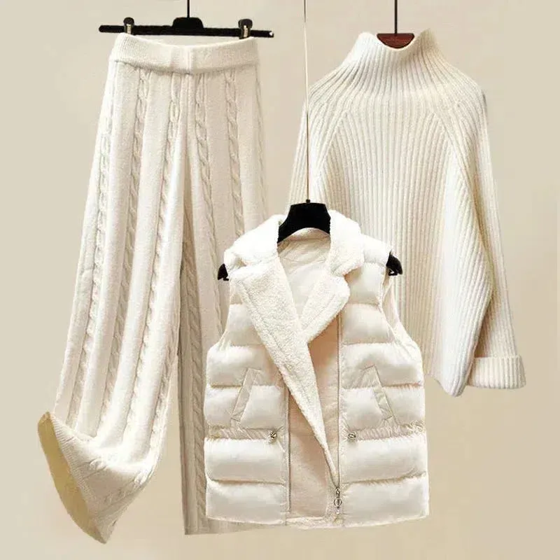 Margaux – Delicate braid pattern – Three piece - Knit set