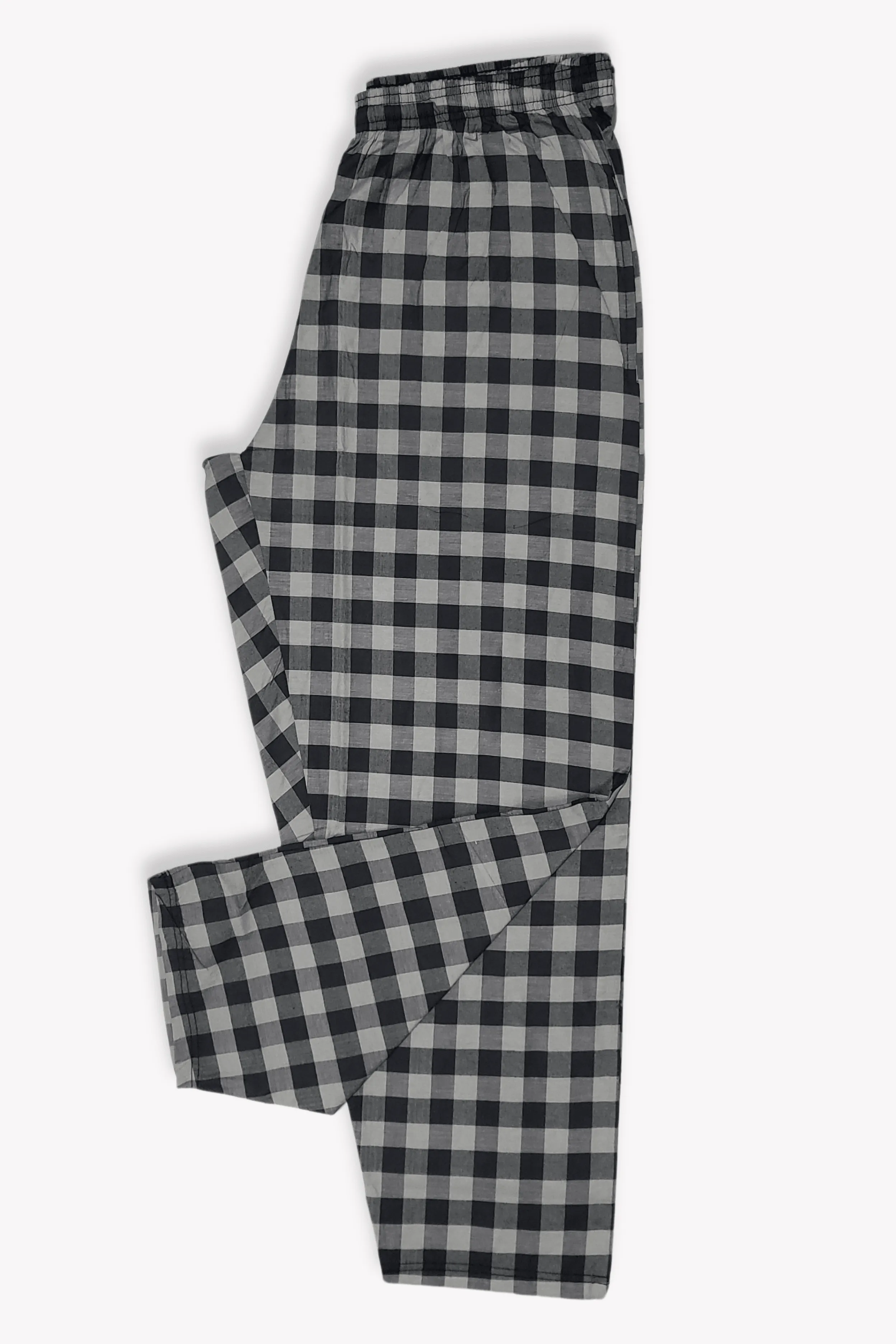 Men's Essential Poly-Cotton Check Trouser