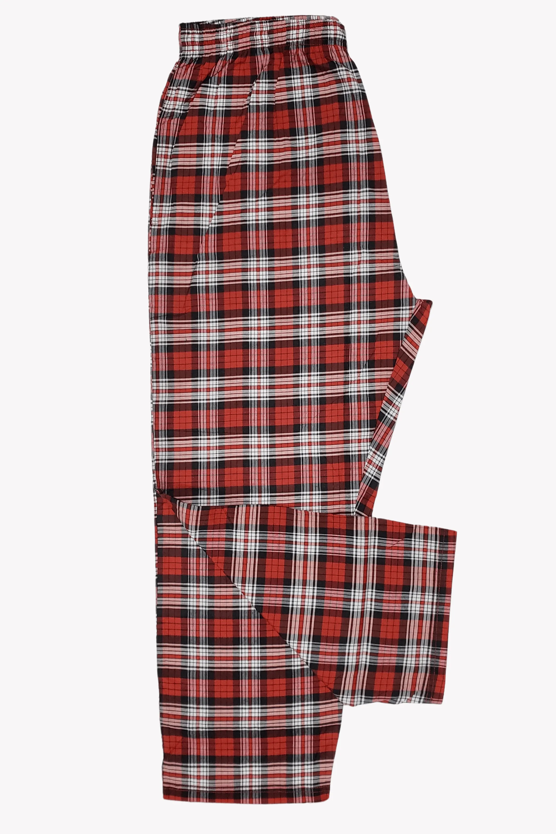 Men's Essential Poly-Cotton Check Trouser