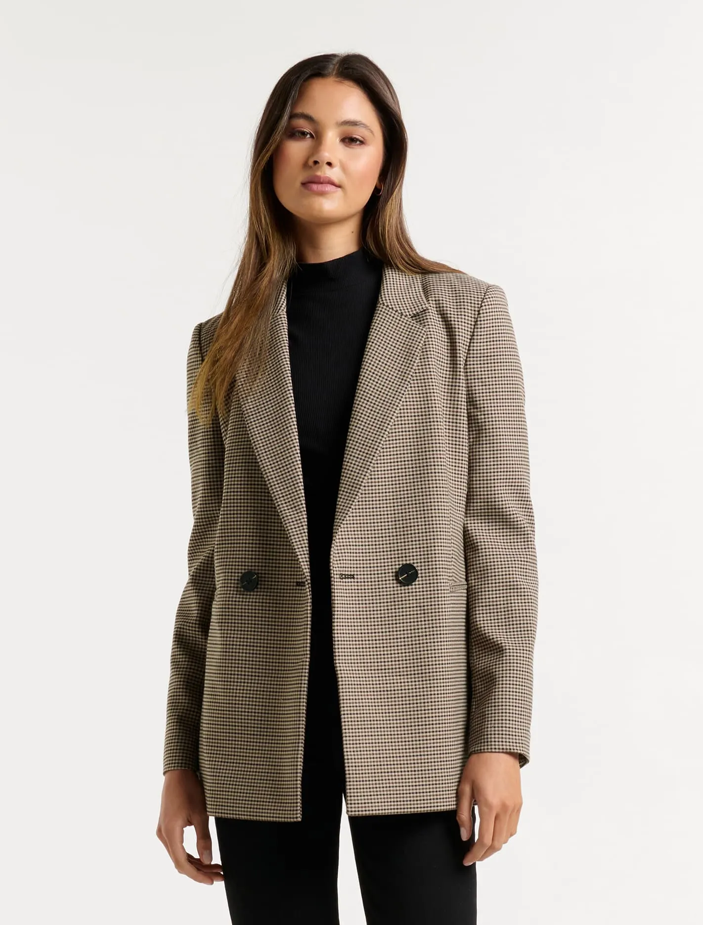Naomi Check Blazer