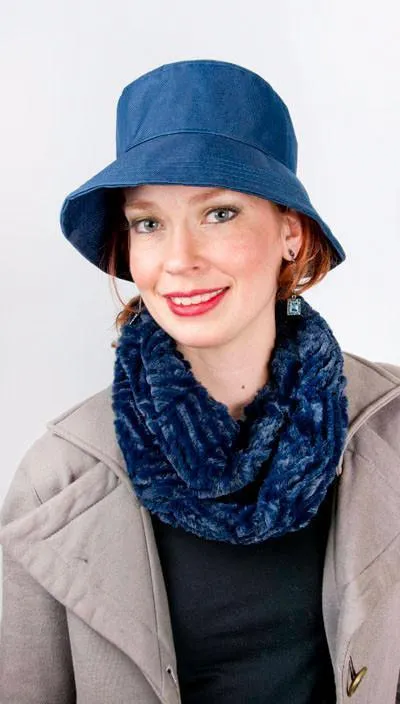 Neck Warmer - Chevron Faux Fur (Only Gray Left!)