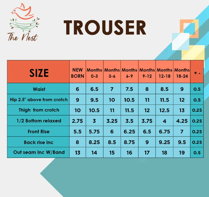 Robot  Sunset Glow Baby Pocket Trousers