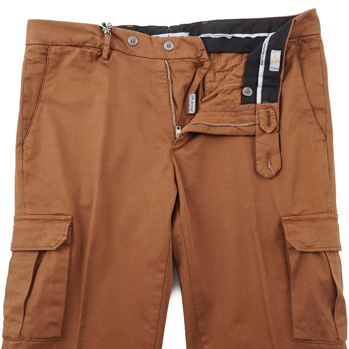 Sartorio Stretch Cotton Cargo Pants